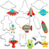 HENGYID 9 PCS Animal Cookie Cutter Set - Stainless Steel Shaped Molds for DIY Baking, Kitchen, Holiday Celebration