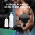 Protein Powder Container to Go, 2 Pack Keychain Funnel for Shaker Cup and Water Bottle for Gym Powders