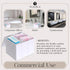 The Flow Box Co. The Flow Box Tampon and Sanitary Pad Organizer - Bathroom Organizer with Removable Dividers, Tampon