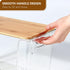 2 Pack Trash Bag Holder Dispenser, Extra Large Garbage Bags Holder, Stackable Trash Bag Holder with Bamboo Top