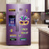 Mardi Gras Magnets Decorations, Refrigerator Magnets for Kitchen, Carnival Fridge Stickers and Dishwasher Cover