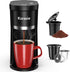 Small Single Serve Coffee Maker, Fast Brew for K-Cup & Ground Coffee,