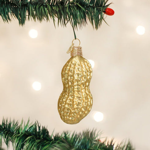 Old World Christmas Ornaments, Various Foods Glass Blown Ornaments for Christmas Tree, Peanut