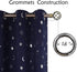 84 Inch 2 Set, Grommet, 42 BGment Kids Curtains for Bedroom Length Panels Star and Moon Blackout Curtains for Boys Room