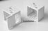 Cutelec 4pcs Plastic Brackets for 1" Blinds Headrail Holders, White Color for 1" Vinyl or Plastic Mini Blinds