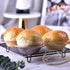 5-Inch Mini Pie Pan Set, Non-Stick Round Bakeware for Oven and Instant Pot, 4-Piece (Champagne Gold)