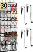 PAULONE Over the Door Organizer with 30 Large Pockets, 3 Sizes of Closet