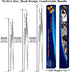 JETKONG Set of 3 Extra Long Kitchen Tweezers, Heavy Duty Stainless Steel Cooking Tweezers (9, 12, 14 Inch, Silver)