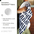 18" 30" 1 Pack GEOMETRY Kitchen Tea Towels - Quick Dry Microfiber Dish Towels for Kitchen All Lined Up, x