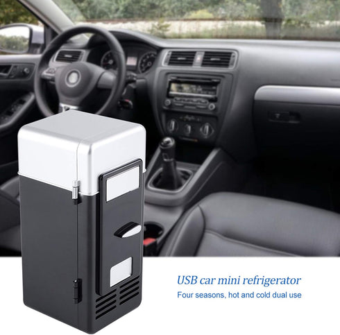 Topyond Mini USB Refrigerator, Car Mini Fridge, Can Refrigerate and Heat Drinks