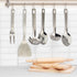 Darware Complete Serving Set, 6-Piece Silver, Includes Pasta Server, Fork, Slotted Spoon, Ladle, Cake/Casserole Server