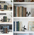 ENCIMART Dragon Metal Bookends Decorative, Unique Office Desk Book Ends for Shelves Bookshelf Home Office Desk
