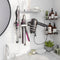 hicorfe Hair Dryer Holder 3 in 1, Wall Mounted Organizer for Bathroom Bedroom Hair Care Styling Tools