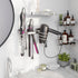 hicorfe Hair Dryer Holder 3 in 1, Wall Mounted Organizer for Bathroom Bedroom Hair Care Styling Tools