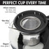 Primula Half Moon Teapot with Removable Infuser, Glass Tea Maker with Reusable Fine Mesh Stainless Steel Filter,