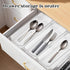 Rainmae Cutlery Storage Organizer, Plastic Utensil Caddy for Kitchen Countertop Organization