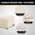 PrinceDeco Stretch Ottoman Cover Slipcovers Rectangle for Living Room Foot Stool Stretch Covers to Fit Ottoman Foot