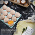 12 Dozen Countertop Flexzion Ceramic Cups Egg Tray - Whole Porcelain Egg Holder Container Keeper Storage Organiser