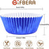 Gifbera Mini Foil Cupcake Liners, Metallic Muffin Baking Cups, 300 Count, Navy Blue