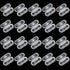 Chain Connectors, Clear Plastic Roller Shade Bead Chain Connector Replacement for Vertical Roman Blinds, Pack of 20
