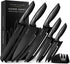 Home Hero 11 Pcs Kitchen Knife Set - High Carbon Stainless Steel Knife Block Set with Sharpener and Ergonomic Handles