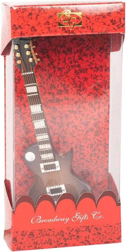 Broadway Gifts Purple Electric Guitar Christmas Tree Ornament, 5 inches