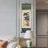 AtfArt Asian Wall Decor, Beautiful Silk Scroll Painting Bamboo Leaf Plant - Ancient Bamboo Oriental Decor (36.2 x 12 in)