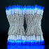 YULETIME 200 Blue LED Christmas Lights with White Wire, Pack of 2 Strands, 33 Feet 100 Lights