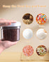 Airtight Food Storage Containers with Lid, 0.7QT/800ML BPA Free Plastic Canister for Coffee, Spices, Snacks