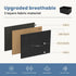 4 Closet DUMOS Nightstand with Drawers Bedside Table with Removable Fabric Bins Sturdy Steel Frame Wood Top Organizer