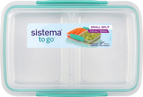 Sistema Small Split Storage Container, 11.8 Ounce (Colors may vary)