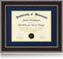 11x14 Diploma Frames 8.5x11 with Blue Mat, Fits Degree Certificate Document, 14