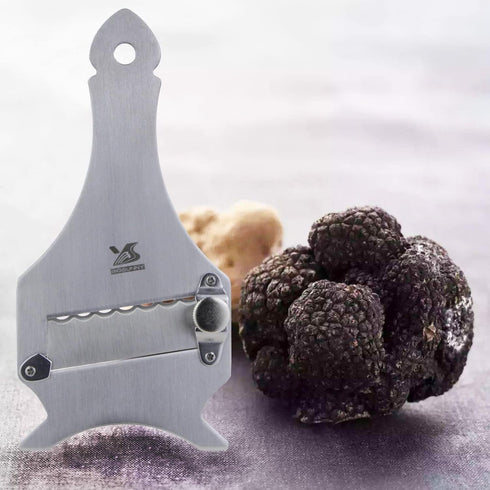 MSY BIGSUNNY Truffle Slicer - 6.5" Stainless Steel Chocolate Shaver with Adjustable Blade Cutter