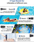 22000mAH Electric Air Pump for Inflatables- Rechargeable Battery Powered Air Mattress Pump- Cordless Portable Air Pump