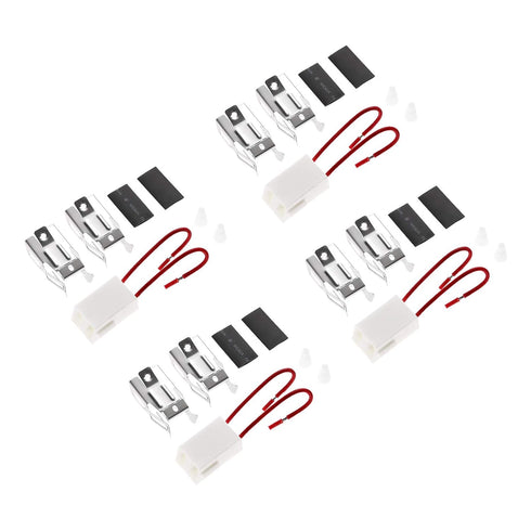 gohantee Burner Terminal Receptacle Block Kit, Pack of 4, Replace # 12001676 Compatible with Kenmore Sears & Maytag