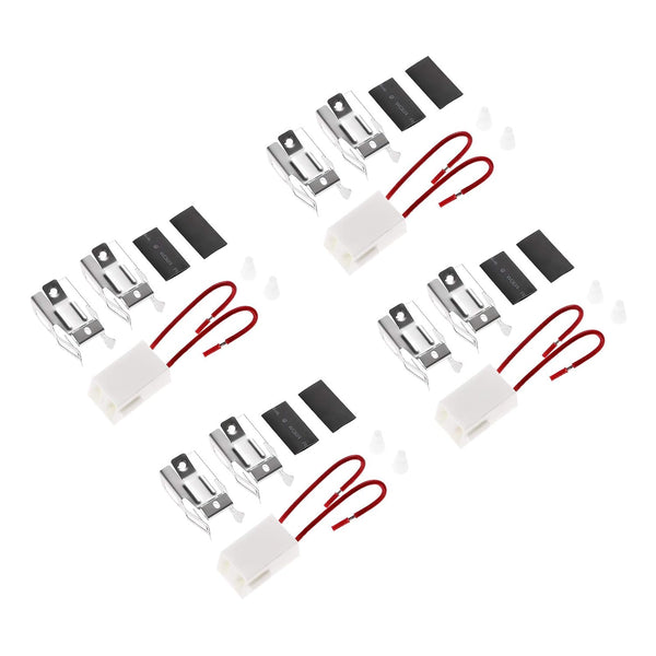 gohantee Burner Terminal Receptacle Block Kit, Pack of 4, Replace # 12001676 Compatible with Kenmore Sears & Maytag