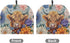 Highland Cow Tea Cozy for Teapot, Insulated Flower Tea Pot Cover, Bohemia Kettle Dust Cover for Kitchen