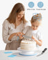 Kootek Cake Decorating Kit with Cake Turntable, 2 Frosting Spatulas, 3 Icing Smoother Scrapers, Baking Tools for