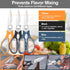 3-Pack Kitchen Shears Heavy Duty All Purpose Stainless Steel Scissors Dishwasher Safe Cooking for Meat, Chicken, Fish