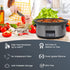 Slow Cooker Liners, Reusable & Leakproof Silicone for 7-8 QT Crock Pot, Dishwasher Safe, BPA Free (Grey)