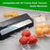 SurpOxyLoc 200 Quart Size Vacuum Freezer Sealer Bags, 8"x12", BPA Free, Heavy Duty, Sous Vide Safe, Pre-Cut for Any