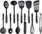 Kitchen Utensils Set, 11 Pcs Nylon Non-Stick Cooking Tools, 410°F Heat Resistant, BPA Free