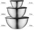 Table Concept Set Mixing Bowls with Airtight Lids, Stainless Steel Nesting Bowl for Space Saving Storage, Ideal