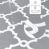 WELTRXE Moroccan Fabric Shower Curtain - Waterproof Polyester Geometric Pattern Bathroom Curtains, 72 x 72 inches