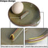Egg Cracker & Spoon Holder, Ceramic Spoon Rest for Kitchen, Heat Resistant Utensil Holder for Countertop