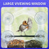 Window Bird Feeder with 4 Extra Strong Suction Cups, Large Outdoor Bird House for Cardinals and Bluebirds
