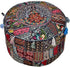 14"x22") Sophia-Art Indian Embroidered Patchwork Cover Indian Decorative Comfortable Floor Cotton Cushion Ottoman Pouf