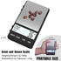 WEIGHTMAN Espresso Scale with Timer, 1000g x 0.1g Small & Thin Travel Coffee Scale, Mini Digital Scale with Backlit LCD