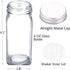 SWOMMOLY 18 396 Set, Countertop, Spice Rack Organizer with Empty Square Spice Jars, Spice Labels with Chalk Marker