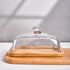 countertop butter dish with lid, glass airtight lid keeps butter soft, for and refrigerator. Widened design to fit all